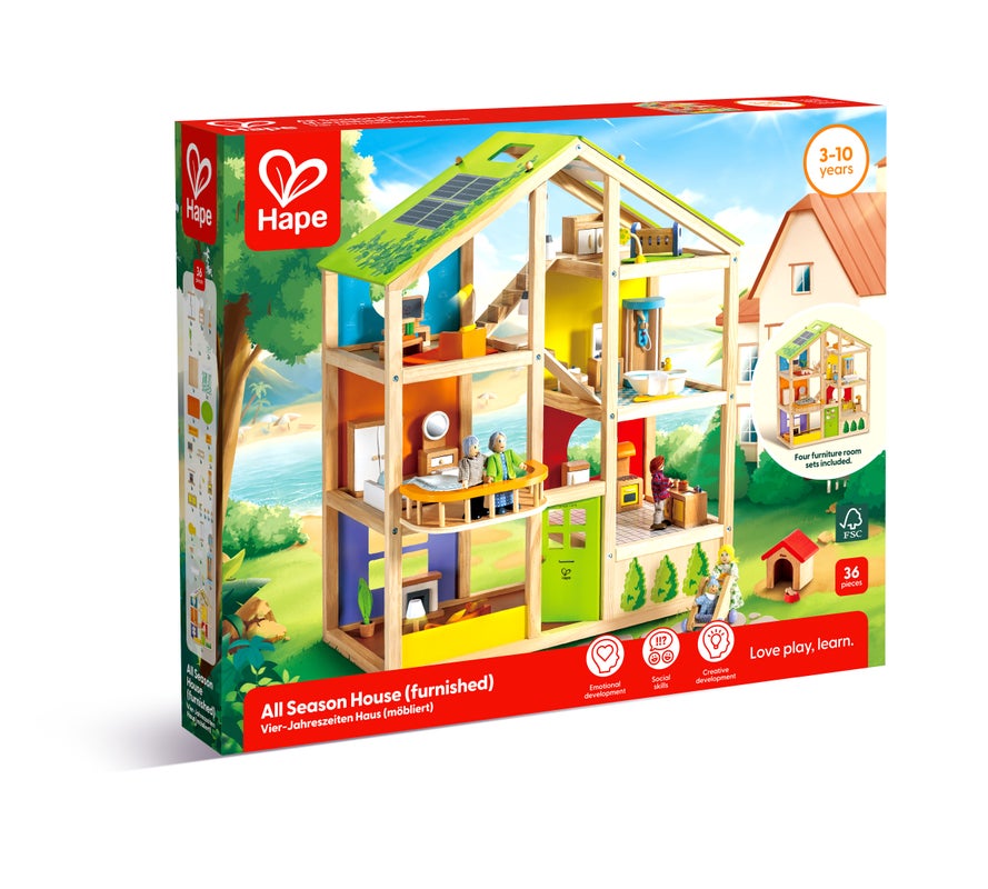 Hape All Season House | 四季小屋 - 包含傢俱 (3-10 歲)