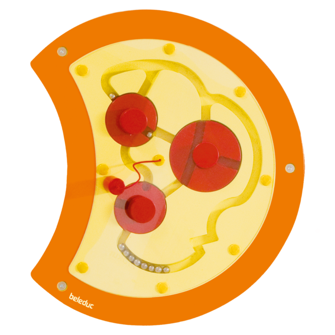 Wall Element Caterpillar “Turning Around Labyrinth”｜毛毛蟲牆面旋轉迷宮組