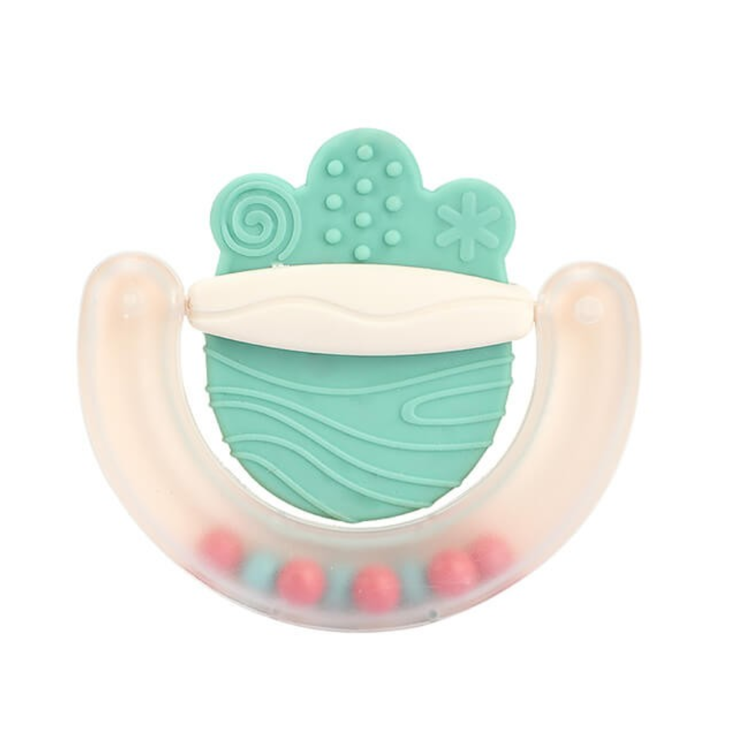 Baby Teether and Rattle｜寶寶感官固齒搖鈴