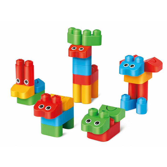 PolyM Animal Kingdom Kit 31pcs ｜ 動物王國軟積木 ｜ Eurekakids – Eurekakids HK