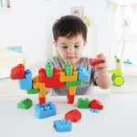 Poly M Animal Kingdom Kit 軟積木 - 動物王國套件 (31pcs) | 材質柔韌無尖角，讓孩子安心抓握與拼砌 | 適合 18 個月+