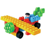 Poly M Zoo Keeper ’n’ Cars 軟積木 - 動物園管理員和汽車 (40pcs) | 材質柔韌無尖角，讓孩子安心抓握與拼砌 | 適合 18 個月+