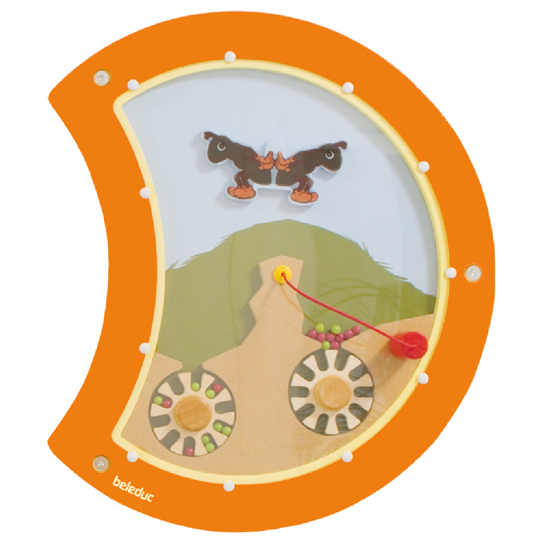 Wall Element Caterpillar "Balance"｜毛毛蟲牆面平衡秤組