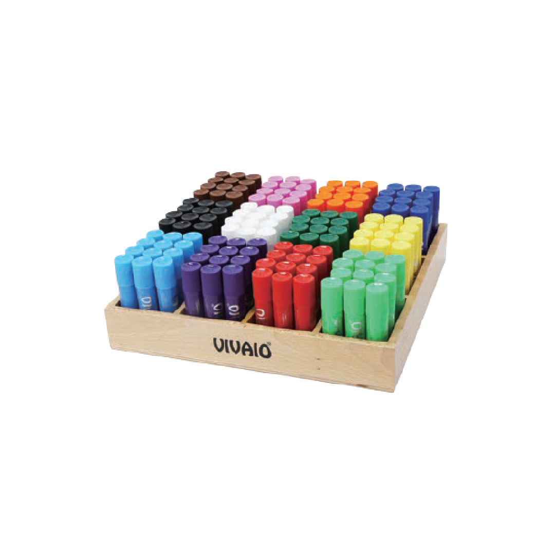 144-piece Set of Solid Poster Paints｜Beleduc 混裝絲滑油畫筆（12 色×12）
