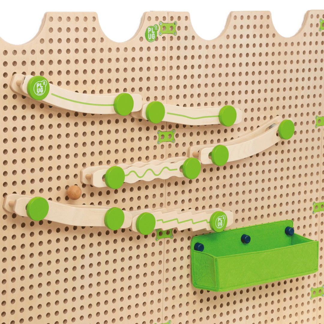 PLUG it｜Smart Set 1 Basic Plate & Marble Run 牆面滾珠實驗組