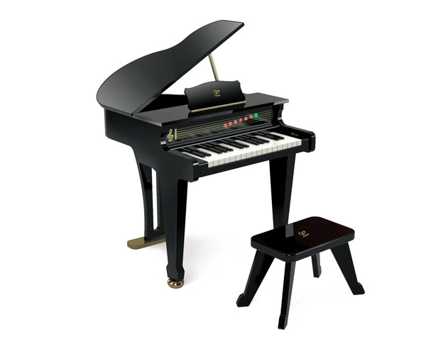 Hape Light-Up Learning Piano 37鍵 三角閃光大鋼琴 - 黑色 (3 -8歲)