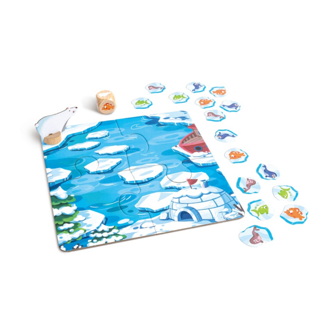 The Hungry Journey | Hape Polar Bear Board Game