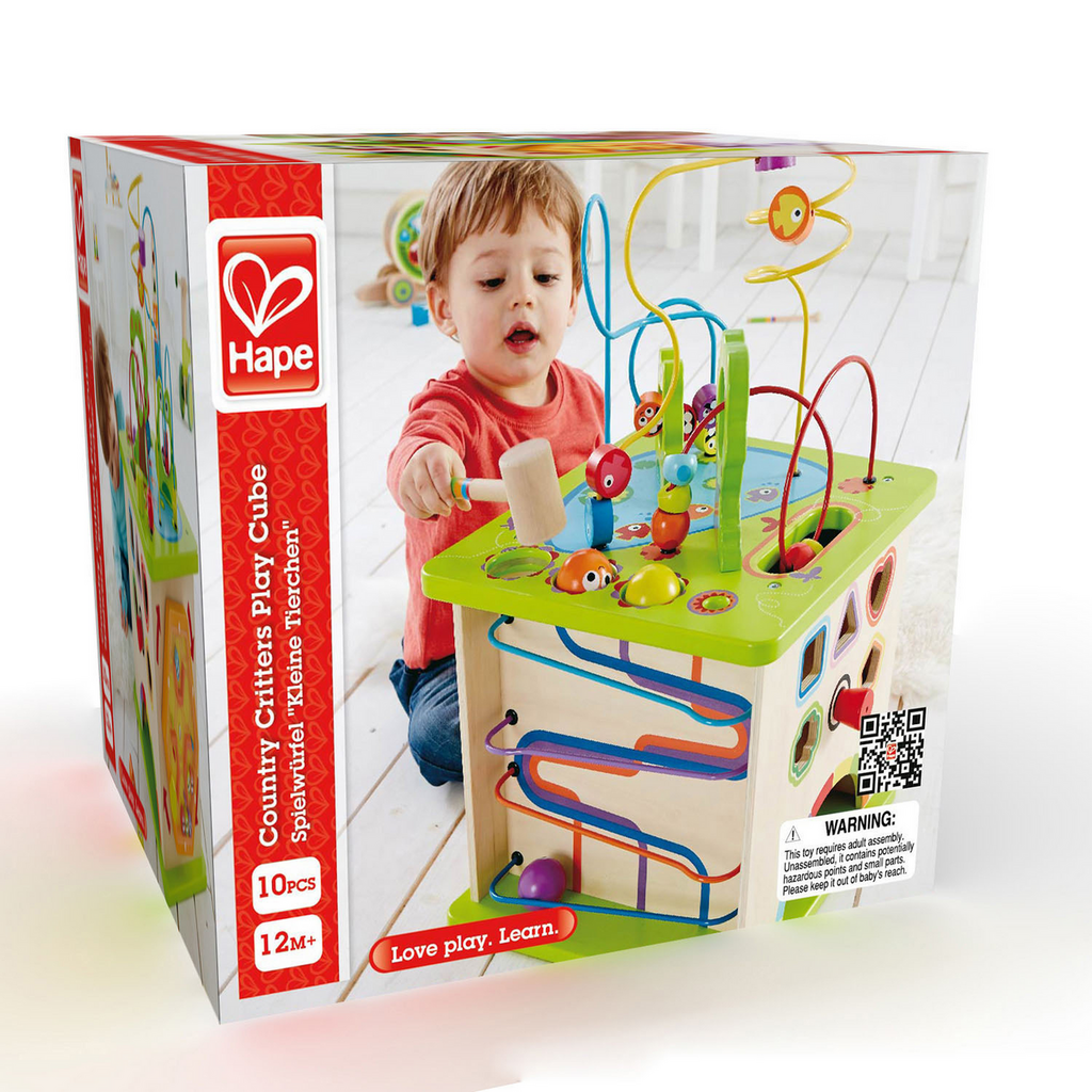 Hape 鄉村動物遊戲方塊 (12個月以上)