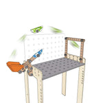 Hape Junior Inventor 豪華科學工作台 - 附帶 15 多個實驗，可以激發孩子的科學好奇心 ( 從4歲起 )
