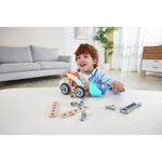 Hape Junior Inventor 組裝駕駛汽車套裝 - 五款車型自己創造 ( 從3歲起 )