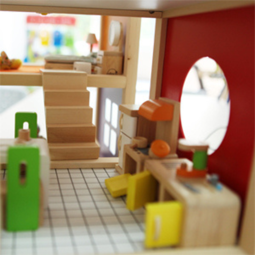 四季小屋(含傢俱)-HAPE-Eurekakids