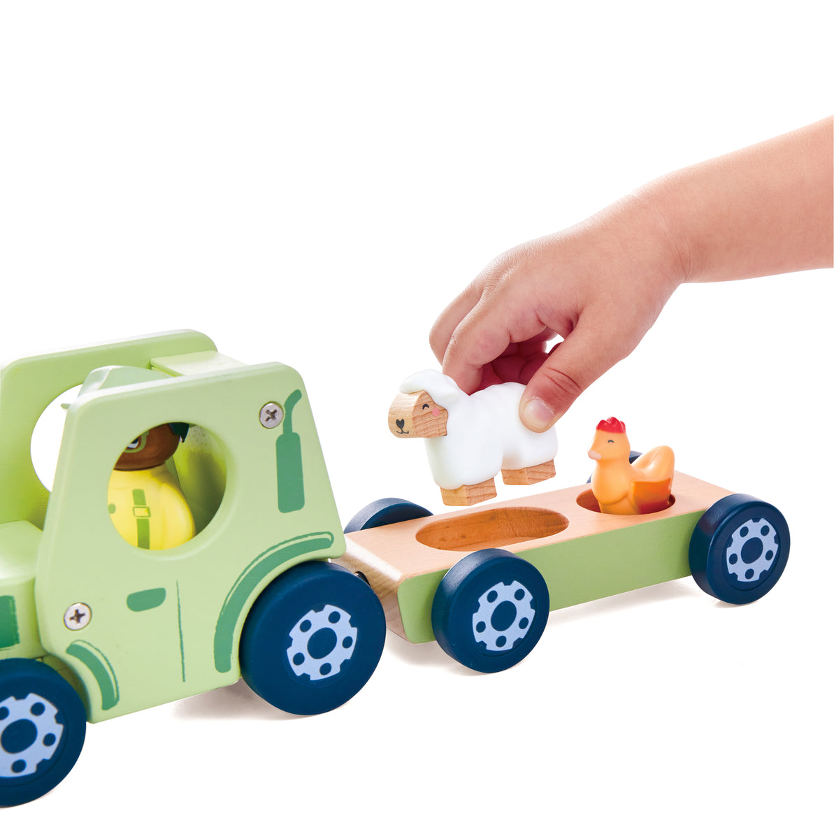 Hape 動物朋友拖拉機 (1-5歲)