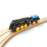 Steam & Whistle Train Set｜Hape 蒸汽鳴笛火車套裝
