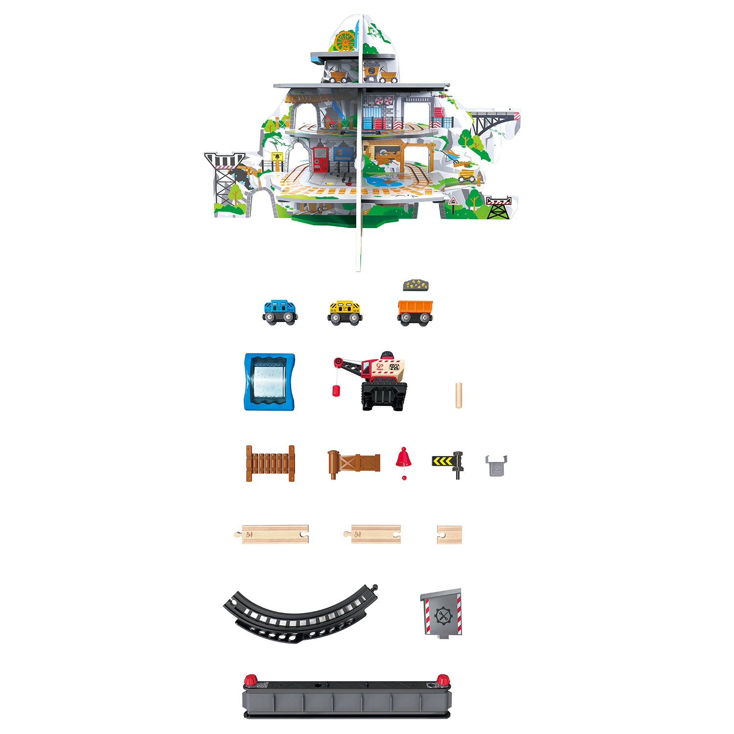 Hape Mighty Moutain Mine 魔幻礦山 (從3歲起) 釋放想像力，將建築與冒險精神結合，培養創造力和嫻熟的探索技巧 \\BEST SELLER//