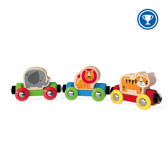 叢林動物火車-HAPE-Eurekakids