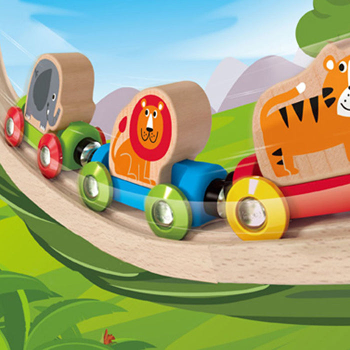 叢林動物火車-HAPE-Eurekakids
