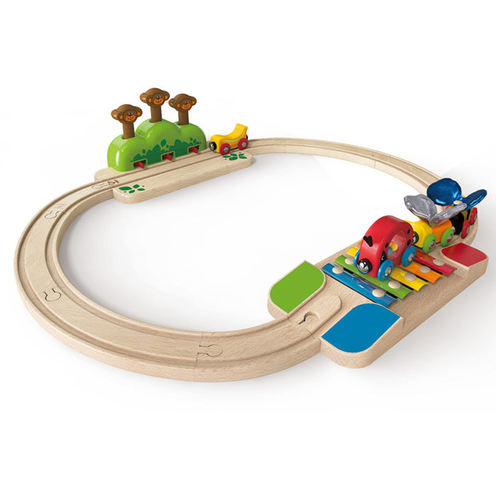 叢林音樂火車軌道-HAPE-Eurekakids