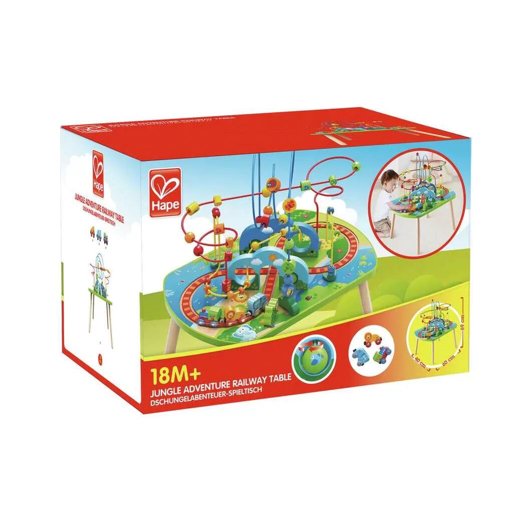 叢林探險鐵路桌-Hape-Eurekakids