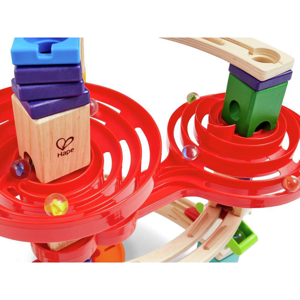 Hape Quadrilla 超級變軌螺旋套裝 Super spiral - 包含豐富配件，足以玩上好幾個小時 | STEAM 發展 ( 從4歲起 )