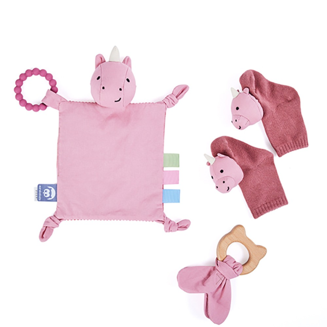 UNICORN MULTITEXTURE BABY SET｜多材質獨角獸感官探索玩具