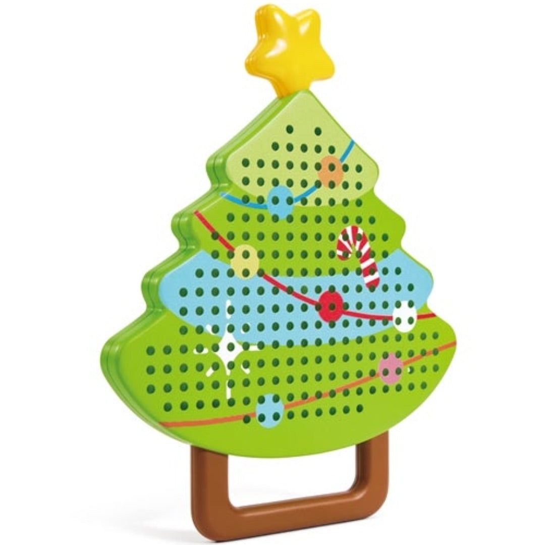 Christmas Tree Magnetic Board｜Hape 聖誕磁吸鋼珠畫板