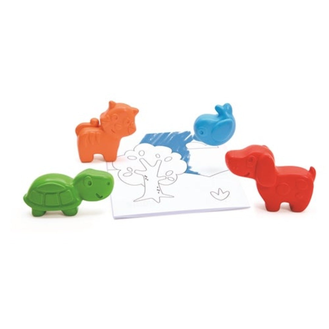 Pepe & Friends Crayons｜Hape Pepe 與好友兒童蠟筆