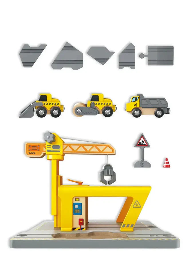 Hape 鐵路建設玩具套裝 (3-8歲)