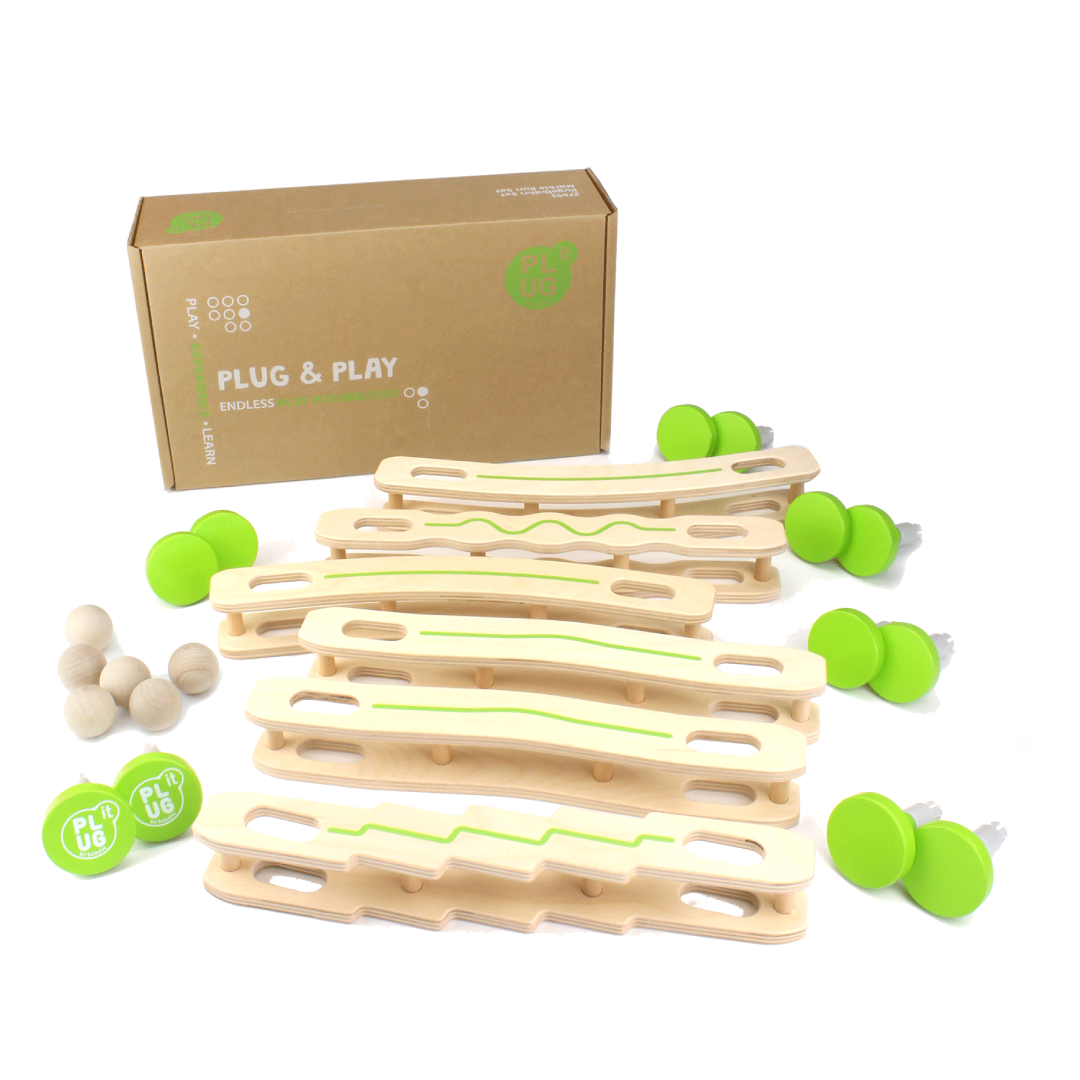 PLUG it｜Marble Run Set 滾珠軌道組